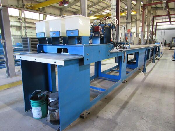 Arc Specialties, LP pipe inspection system for dye penetrant testing, 40' pipe length, 2015 - Image 4