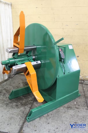 4000 lb. American Steel Line #60, motorized coil reel, 18" width, 60" outside dimensions, 15.5"-20" ID, 1989 - Image 1
