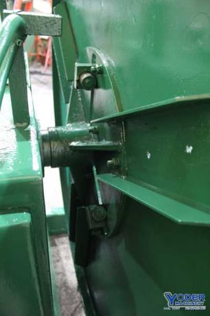 4000 lb. American Steel Line #60, motorized coil reel, 18" width, 60" outside dimensions, 15.5"-20" ID, 1989 - Image 5