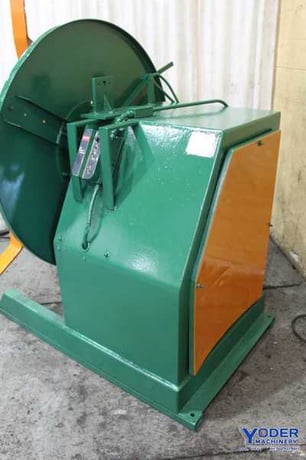 4000 lb. American Steel Line #60, motorized coil reel, 18" width, 60" outside dimensions, 15.5"-20" ID, 1989 - Image 6