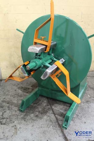 4000 lb. American Steel Line #60, motorized coil reel, 18" width, 60" outside dimensions, 15.5"-20" ID, 1989 - Image 7
