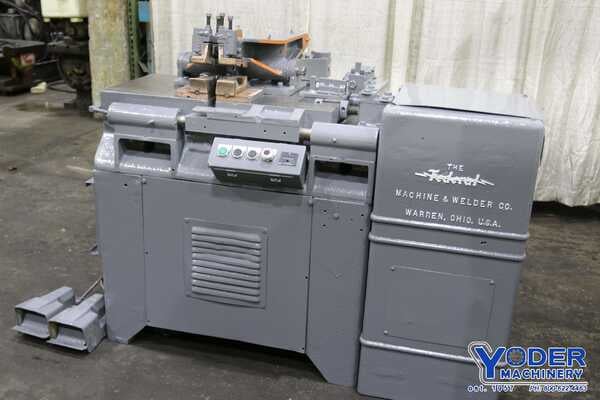 Federal #F2, industrial pipe/rod butt welder, 50 KVA, foot controls, 1 HP, 440 V., 3 phase, #71075 - Image 2