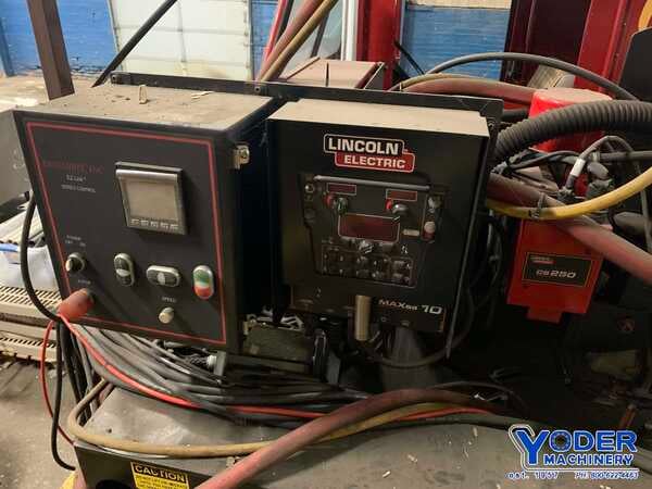 10' Pandjiris #120I-50, seam welder w/Lincoln Powerwave,.020"-.375" thick, 2007, #71485 - Image 7