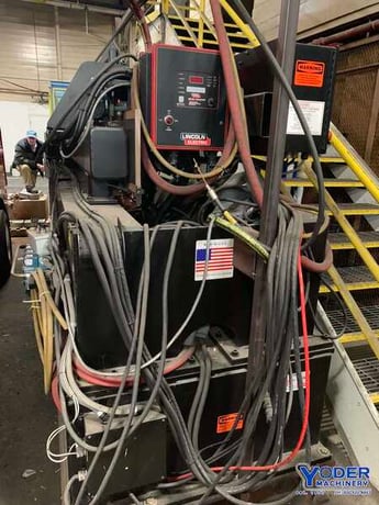 10' Pandjiris #120I-50, seam welder w/Lincoln Powerwave,.020"-.375" thick, 2007, #71485 - Image 8