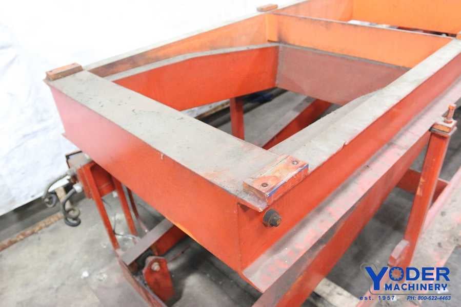 Bradbury scissor transfer lift, 144" table length, 36" table width, 54" raised height, #65258 - Image 4