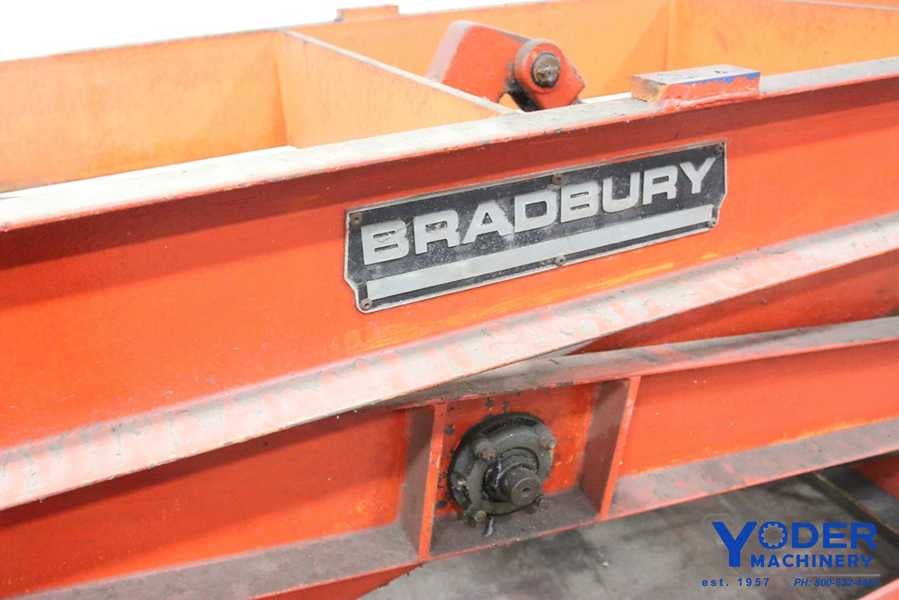 Bradbury scissor transfer lift, 144" table length, 36" table width, 54" raised height, #65258 - Image 5