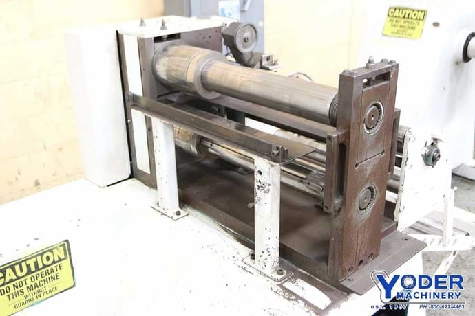18" x 3-1/2" Wallner #SL-18, precision package slitting line, #70207 - Image 7