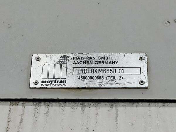 34" x 360" Mayfran #Consep-2000, chip conveyor, coolant tank, 2001 - Image 8