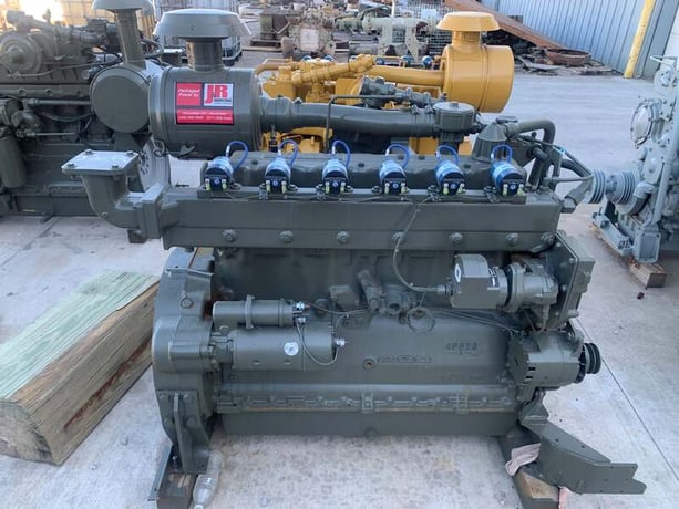 145 HP @ 1800 RPM, Caterpillar #G3306-NA, engine, rblt. - Image 1