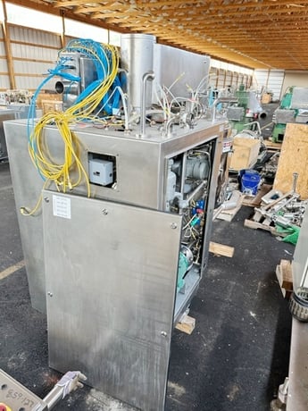Krieger Acme-Gridley #MMD300, 75 gallon Stainless Steel vacuum homogenizing system, top/bottom agitation - Image 3