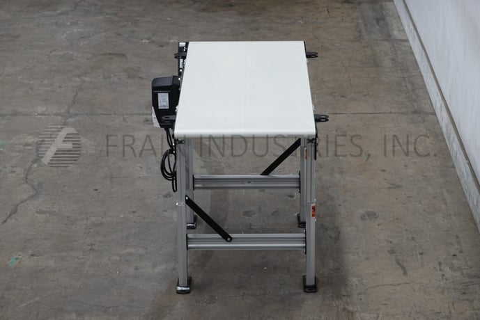 24" wide x 5' long, Dorner #2200, aluminum frame belt conveyor, variable speed controller - Image 4