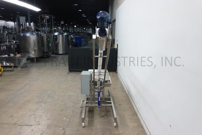 Flexicon #1450, Stainless Steel auger feeder with hopper, VFD vari-speed controller, mounted on 4 leg - Image 4