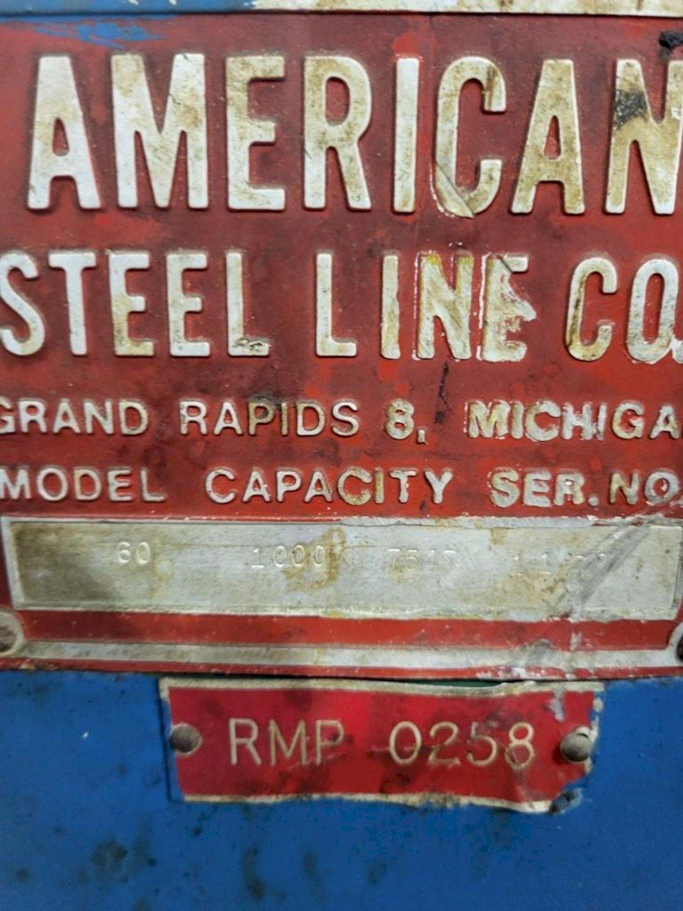 4000 lb. American Steel Line #60 Coil Reel - Image 4