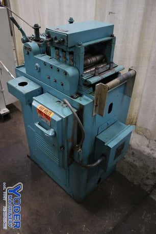 8" x .031" Littell #308, straightener, 7 rolls, 10-60 FPM, 1 HP, exit edge guides, #75361 - Image 7