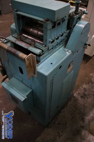8" x .031" Littell #308, straightener, 7 rolls, 10-60 FPM, 1 HP, exit edge guides, #75361 - Image 8