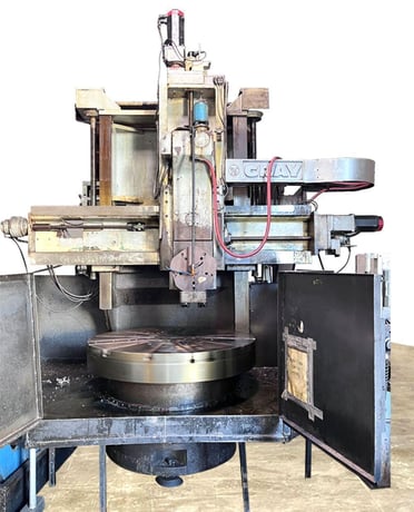 60" Gray #Ringmaster, 64" sw, 4-jaw, Fanuc 21i-T, 5 turret, chip conveyor - Image 2