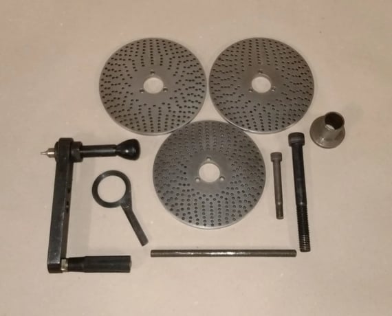 12.5" Enco, rotary table, 90 deg. Tilt - Image 6