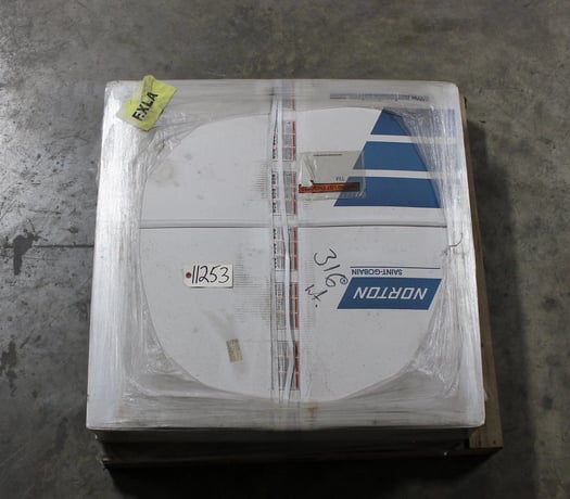 Norton #66253284353, 34" x 4-1/2" x 12" heavy duty grinding wheel - Image 1