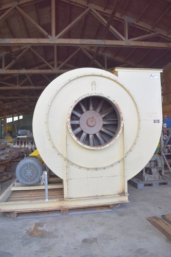 Allied Blower, 64" paddle wheel fan, 250 HP, 37" fan inlet up-blast, 29" x 36" outlet - Image 1