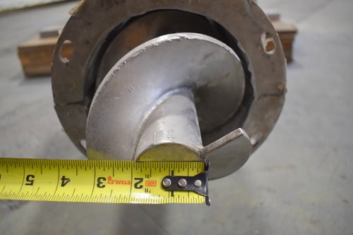 6" diameter x 10' long, Stainless Steel screw auger conveyor & hopper - Image 5