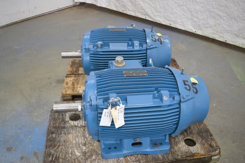 75 HP 1200 RPM Weg W22 inverter duty electric motor, Frame 404/5T, TEFC, 1.25 service factor, 230/460 V.(2 - Image 6