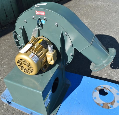 412 cfm @ 15-1/2" S.P., New York Blower fan, 3 HP, clock wise rotation, adjustable discharge positioners, 2017 - Image 10