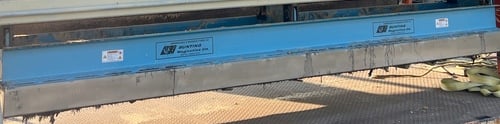 21" x 120" Bunting permanent suspended plate magnet, 5" thick - Image 5