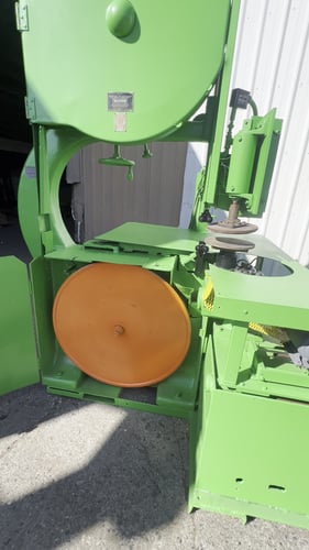 Oliver, bandsaw circle cutting machine, 5 HP, 720 RPM, serial #15171f5 - Image 4