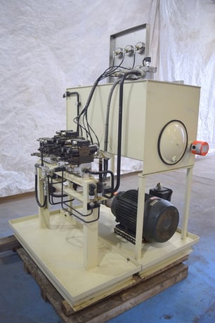 30 HP Hydraulic pump power unit, electric, 3500 psi, 30 GPM, 100 gallon tank - Image 6