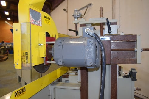 Wisconsin Automated Machine #C-450, single end tenoner, automatic double head shaper/coping - Image 7