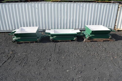 Detonation chamber vessel, 52,000 LBS., 3 lined carts included - Image 8