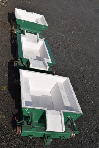 Detonation chamber vessel, 52,000 LBS., 3 lined carts included - Image 10