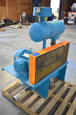 Tuthill #3006-22L3N, vacuum blower system, 7-1/2 HP positive displacement blower - Image 3