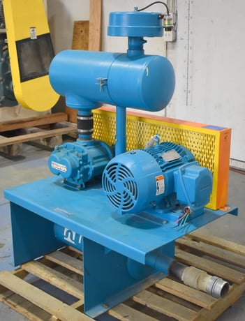 Tuthill #3006-22L3N, vacuum blower system, 7-1/2 HP positive displacement blower - Image 5