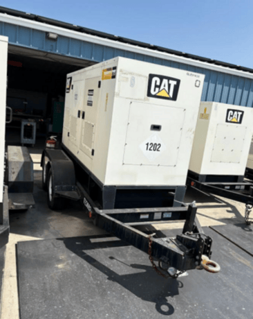 60 KW Caterpillar #XQ60-6, rental grade diesel power module, sound attenuated enclosure, 480 Volts, 17857 - Image 2