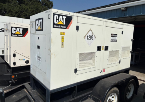 60 KW Caterpillar #XQ60-6, rental grade diesel power module, sound attenuated enclosure, 480 Volts, 17857 - Image 3