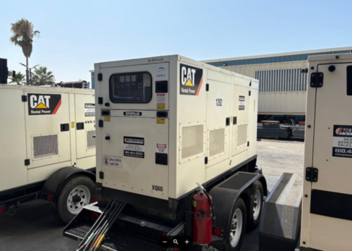 60 KW Caterpillar #XQ60-6, rental grade diesel power module, sound attenuated enclosure, 480 Volts, 17857 - Image 5