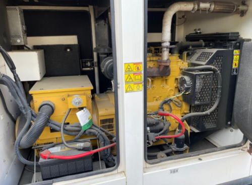 60 KW Caterpillar #XQ60-6, rental grade diesel power module, sound attenuated enclosure, 480 Volts, 17857 - Image 8