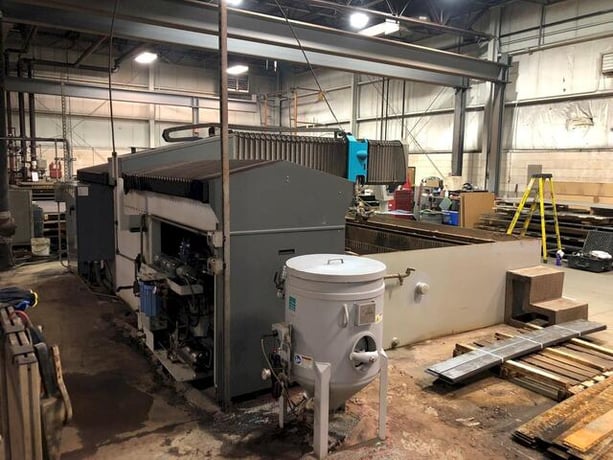 Flow #Mach-4-4020B, CNC waterjet cutter, 6.6'x13.1' table, 50 HP, 60000 psi, 5-Axis, 2011 - Image 8