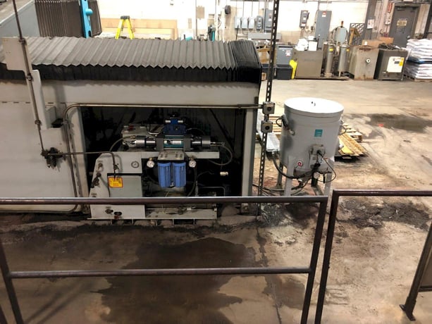 Flow #Mach-4-4020B, CNC waterjet cutter, 6.6'x13.1' table, 50 HP, 60000 psi, 5-Axis, 2011 - Image 9