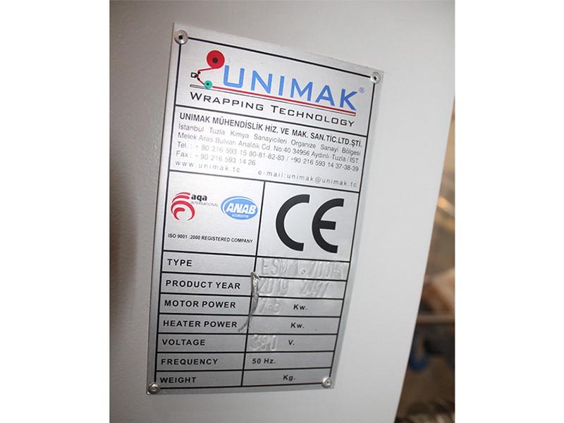 27.5" Unimak #ESM-700-F1, Foil Slitter w/ Rewinder, 23-5/8" roll diameter, 1 mm thickness, 328 FPM, (34) - Image 4