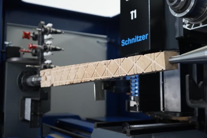 Schnitzer #Nero-4X4, 4-Axis 4-Head CNC Controlled Wood Lathe, 47.25" length, 6.3" square, 5 ATC, 2026, new - Image 4