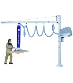 275 lb. Schmalz #JumboErgo-140, Vacuum Lift, 4.8 HP blower, 110 cfm, 14.7" Hg suction, 9" diameter Lift tube - Image 1