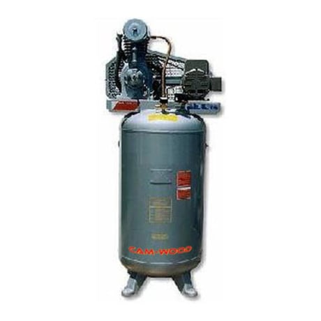 5 HP Cam-Wood #AC-5080X, Piston Air Compressor, 18 cfm @ 90 psi, 2-stage pump, 80 gallon vertical tank, 2026 - Image 2