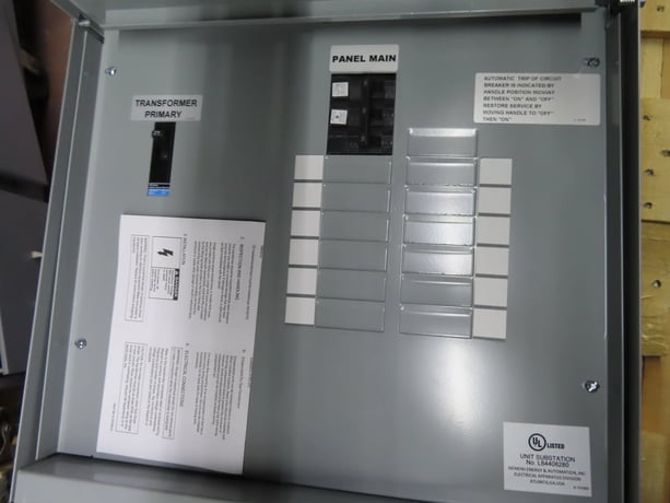 9 KVA 480 Primary, 208Y/120 Secondary, Siemens Power Center transformer 3LPC009, new, 1 yr warranty (11 - Image 4