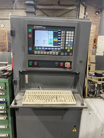 23 Ton, LVD Strippit #1250, turret punch, CNC Control, Standard automatic index & Roller ball table - Image 2