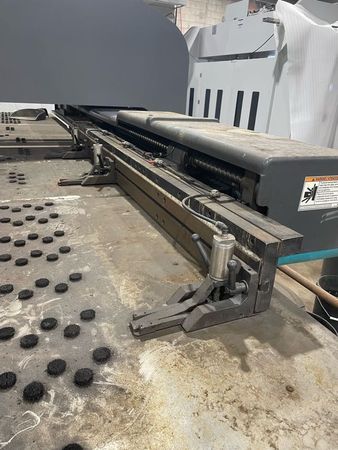 23 Ton, LVD Strippit #1250, turret punch, CNC Control, Standard automatic index & Roller ball table - Image 8