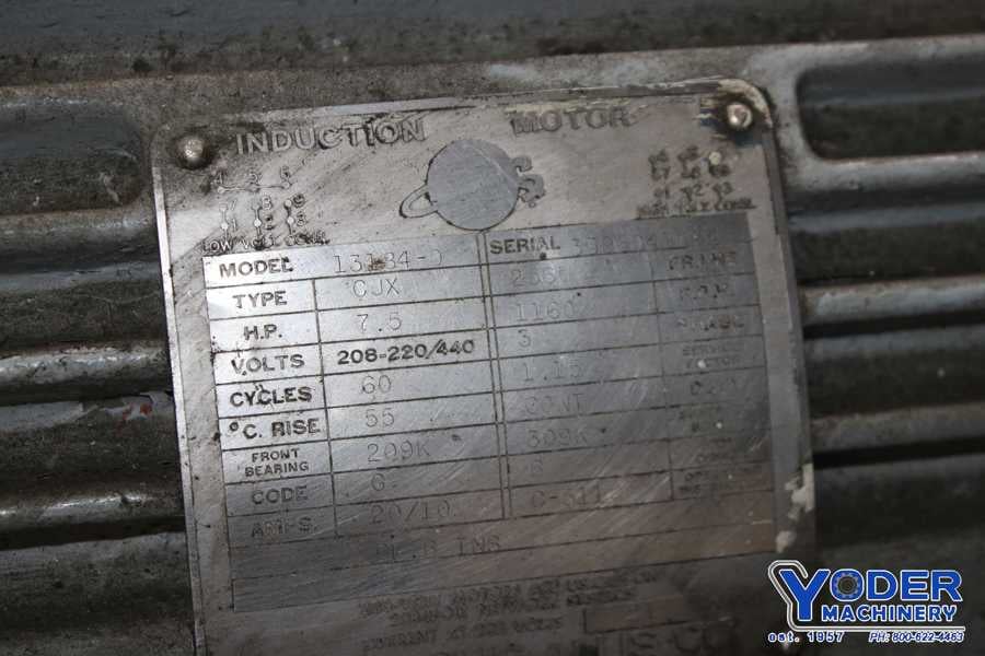 24" stroke, Sundstrand, horizontal hydraulic broach, 220/3/60, #75453 - Image 4