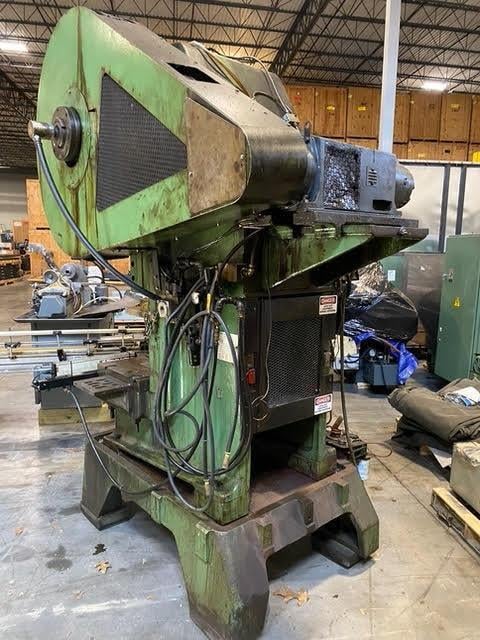 60 Ton, Minster #B1-60, 4" stroke, 12" Shut Height, 2.5"adj., 100-300 SPM, 32" x19"bed, Wintress Smart PAC - Image 3
