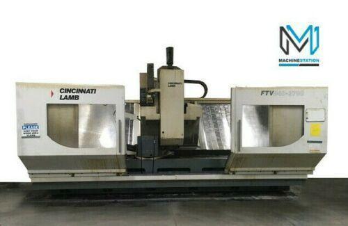 Cincinnati Lamb #FTV840-3700, CNC vertical machining center, 50 automatic tool changer, 145" X, 31.5" Y, 32" - Image 1